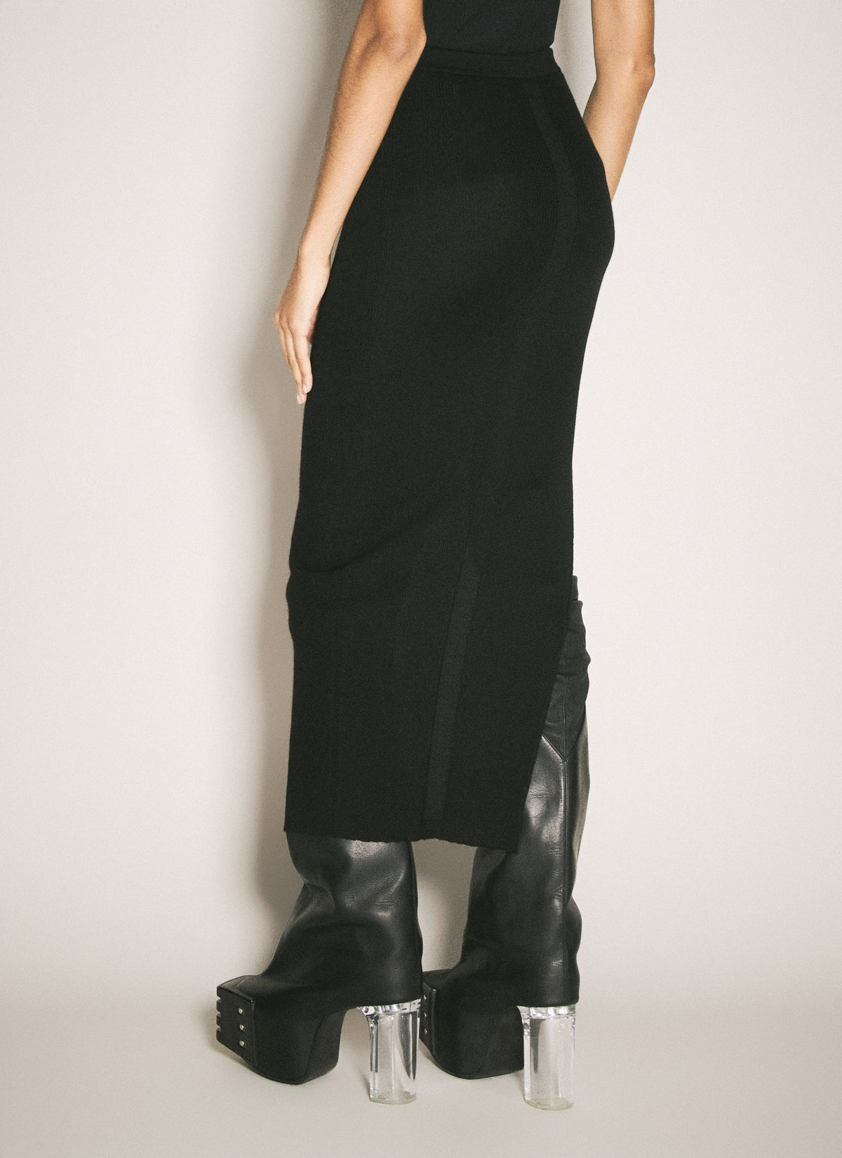 Rick Owens Rick Owens Women Rib Maxi Skirt