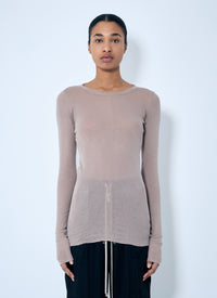 Rick Owens Women Rib Long Sleeve T-Shirt