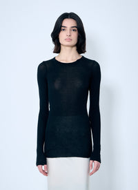 Rick Owens Women Rib Long Sleeve Top