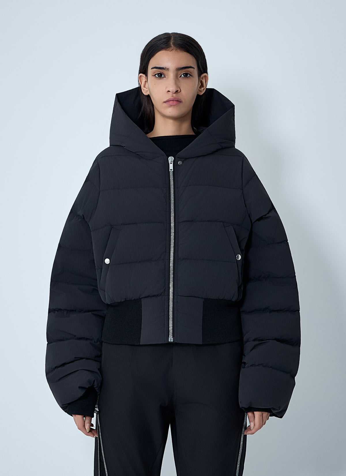 Rick Owens Women Hooded Down Jacket