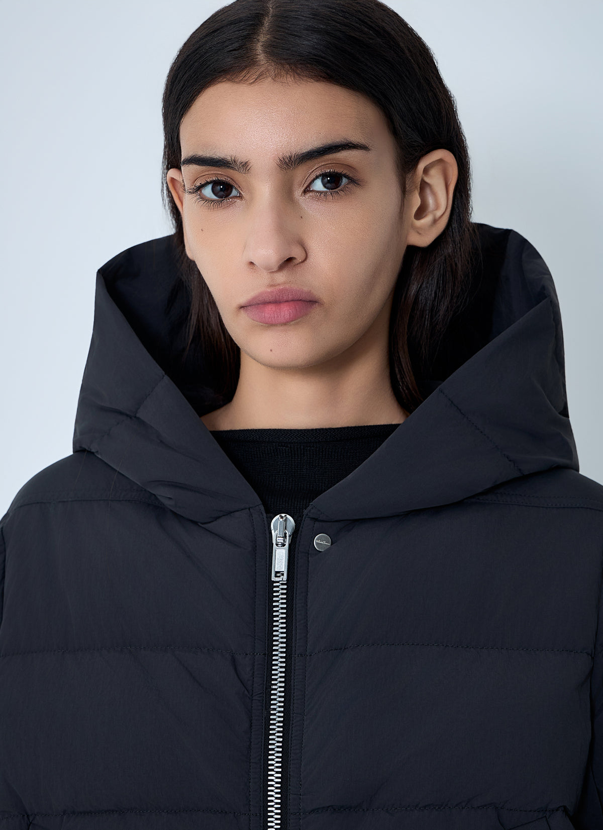 Rick Owens Women Hooded Down Jacket