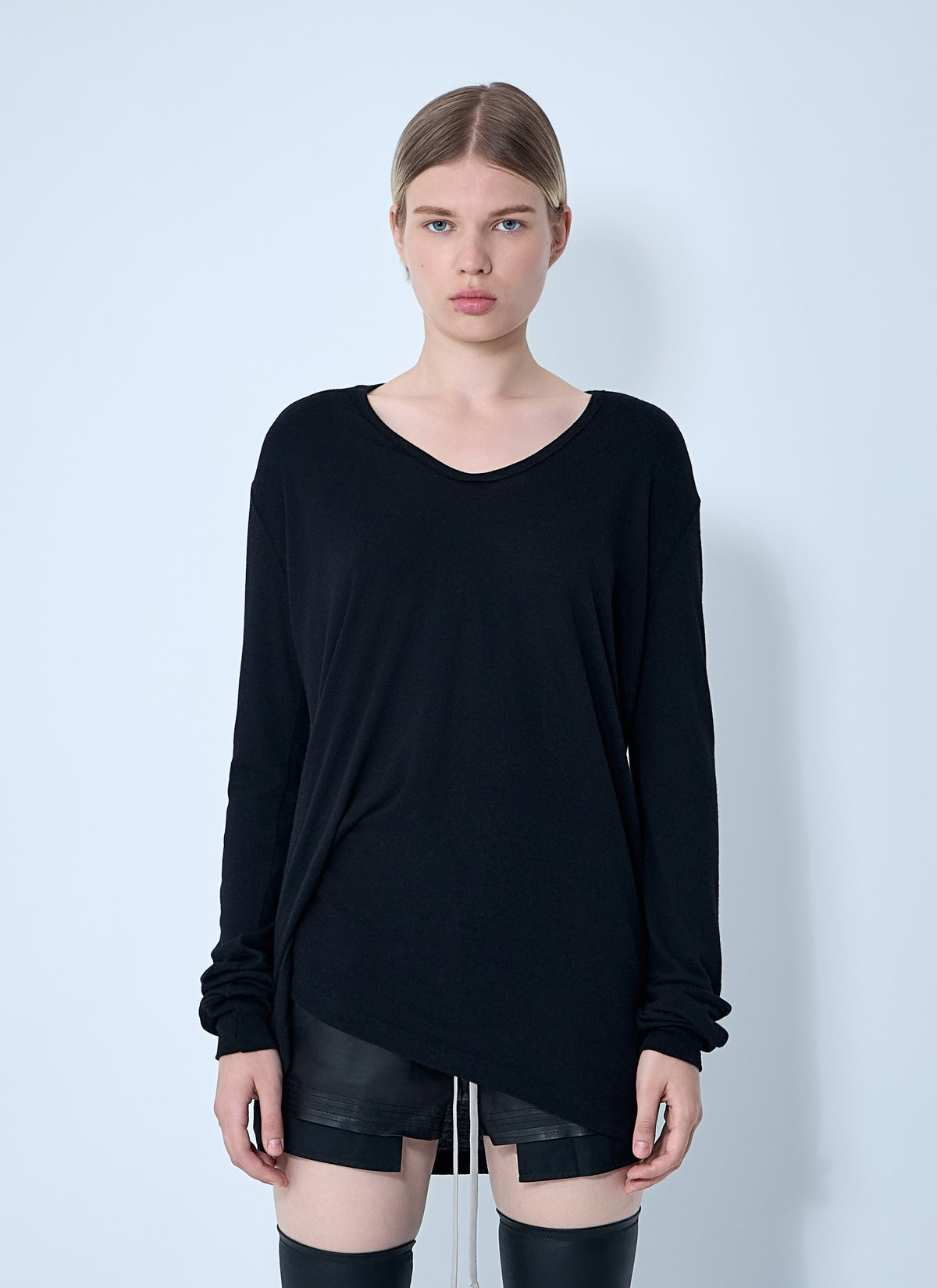 Rick Owens Rick Owens Women Hiked Long Sleeve Top