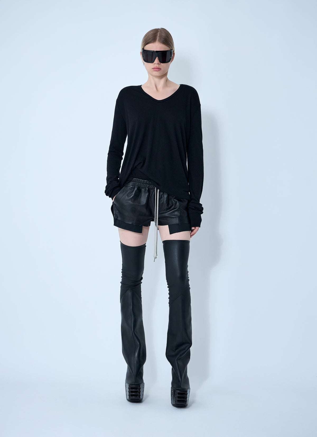 Rick Owens Rick Owens Women Hiked Long Sleeve Top