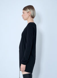 Rick Owens Rick Owens Women Hiked Long Sleeve Top