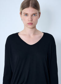 Rick Owens Rick Owens Women Hiked Long Sleeve Top
