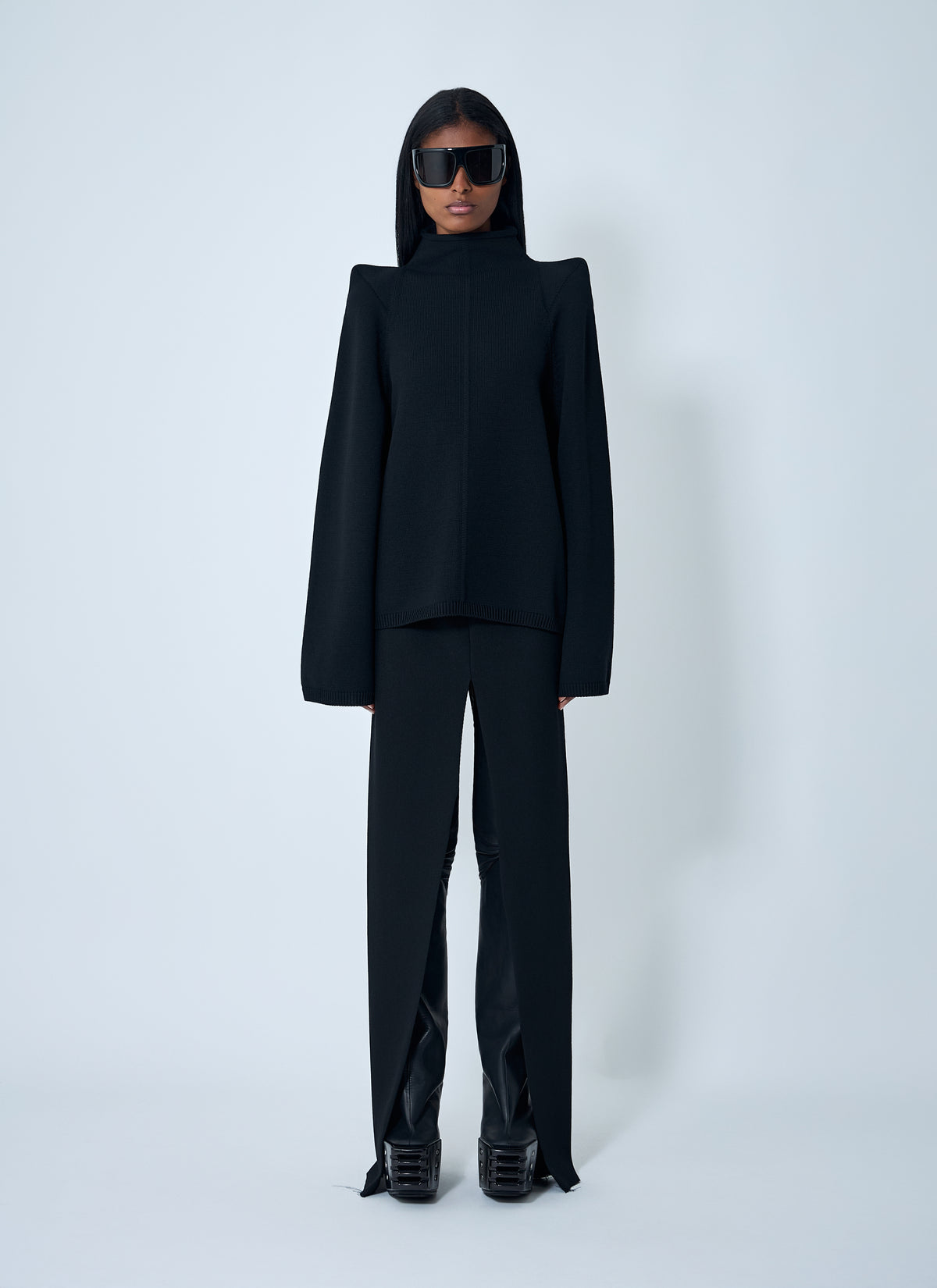 Rick Owens Women Sliced Maxi Skirt