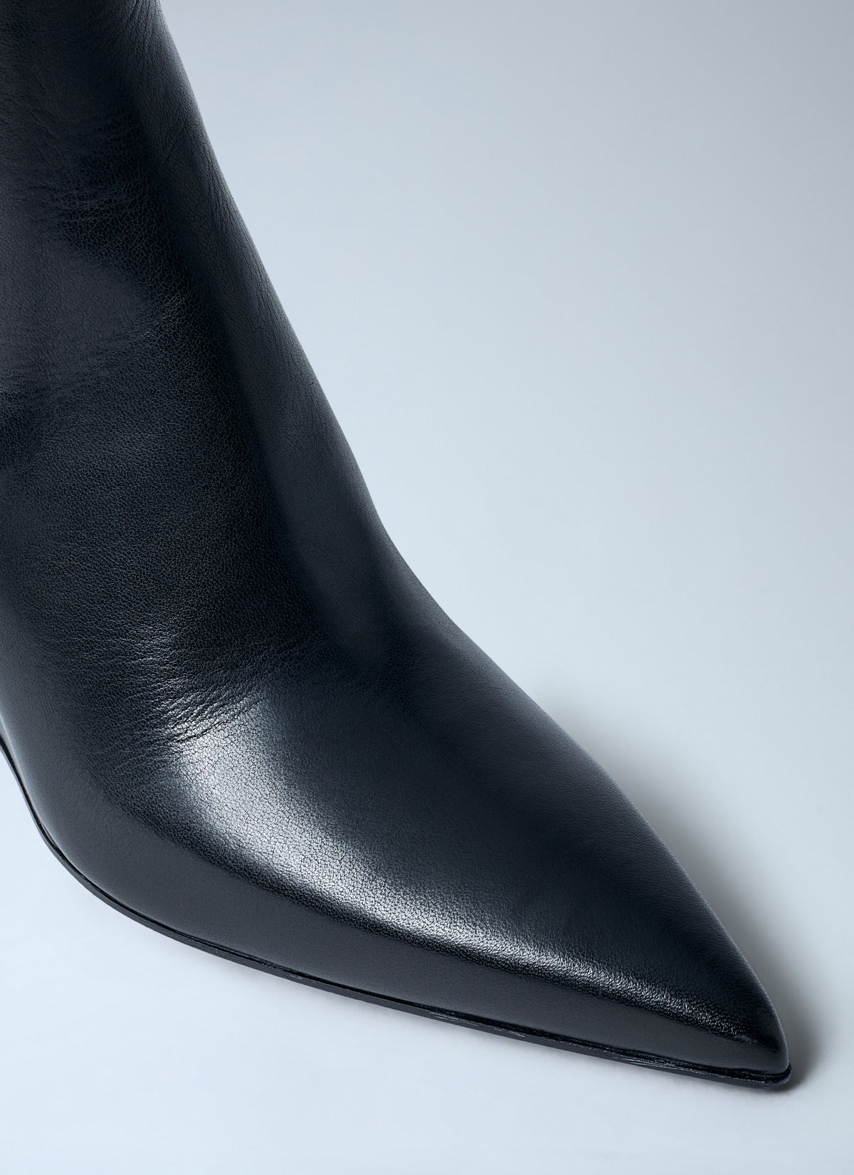 Rick Owens Women Leather Wedge Ankle Boots