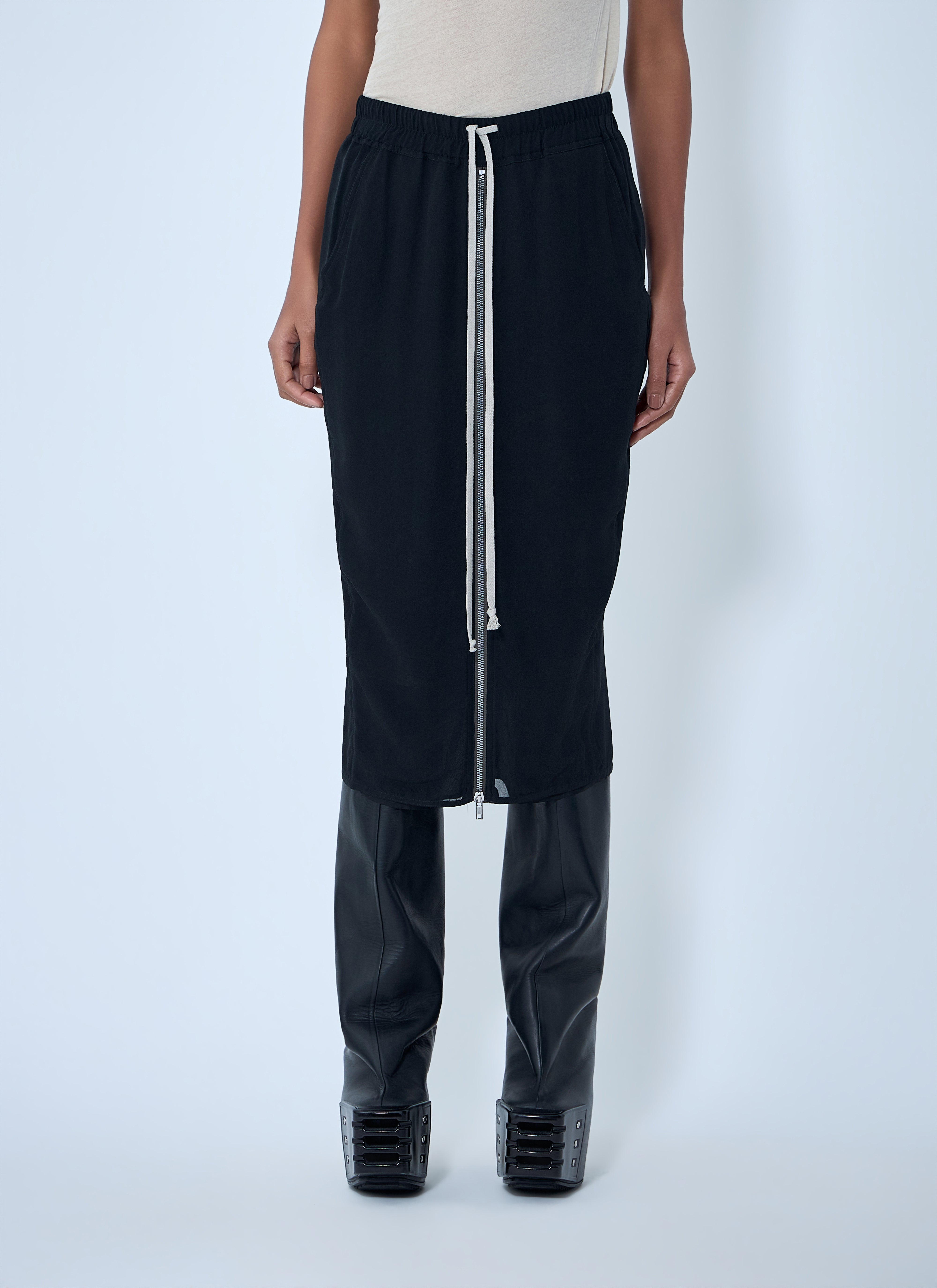 Rick Owens Women Elasticated Midi Skirt – Bluefly