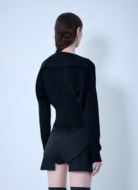 Rick Owens Rick Owens Women Dracu Cropped V Knit