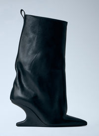 Rick Owens Women Cantilever 8 Sharp Flared Boots