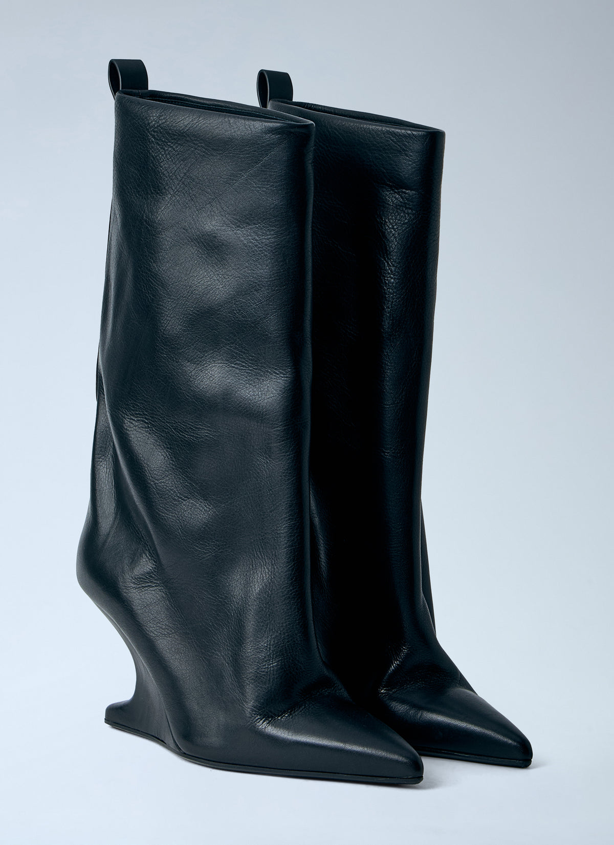 Rick Owens Women Cantilever 8 Sharp Flared Boots