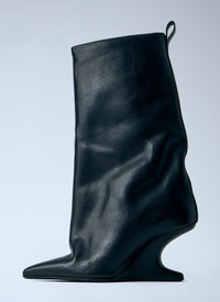 Rick Owens Women Cantilever 8 Sharp Flared Boots