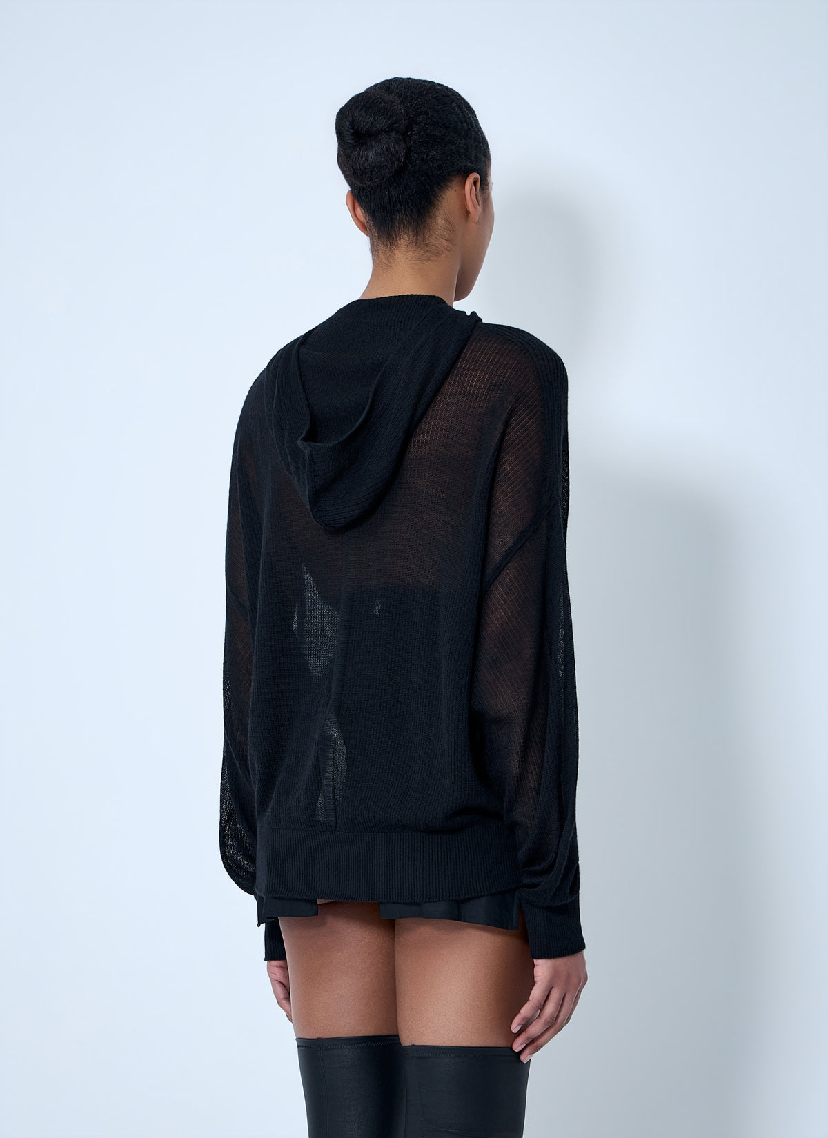 Rick Owens Rick Owens Women Mesh Knit Hoodie