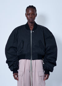 Rick Owens Women Secchia Cropped Flight Bomber Jacket
