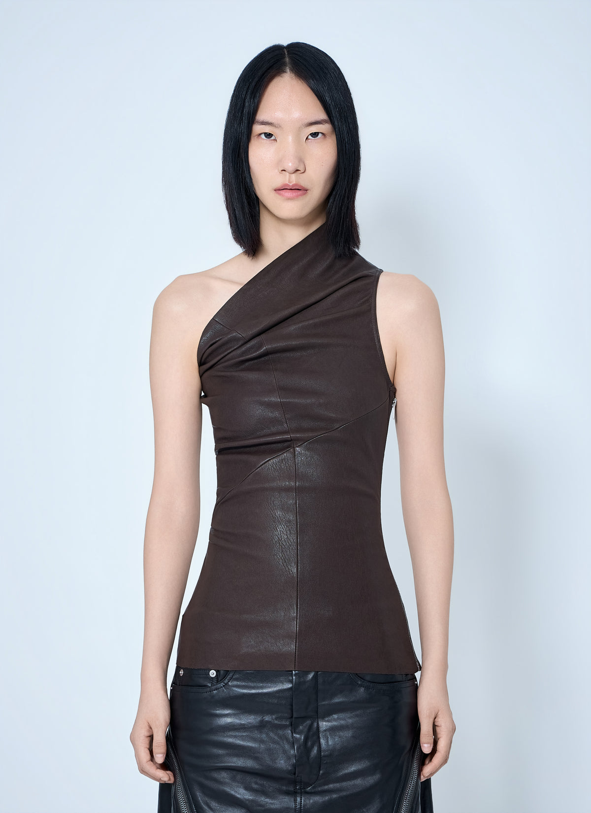 Rick Owens Women Athena One-Shoulder Tank Top