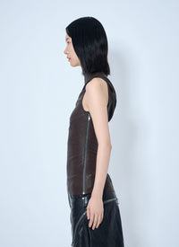 Rick Owens Women Athena One-Shoulder Tank Top