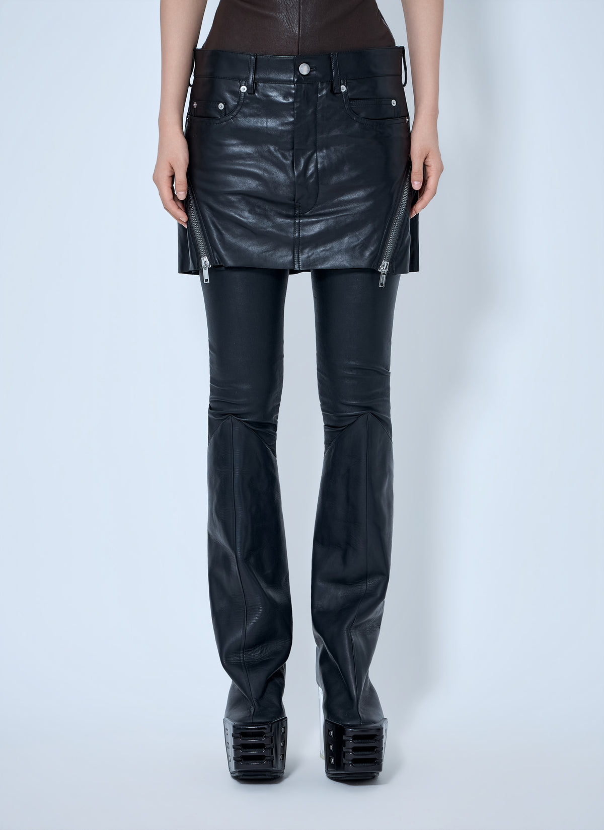 Rick Owens Women Bolan Banana Mini Skirt