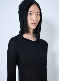 Rick Owens Women Long Sleeve Hooded Top