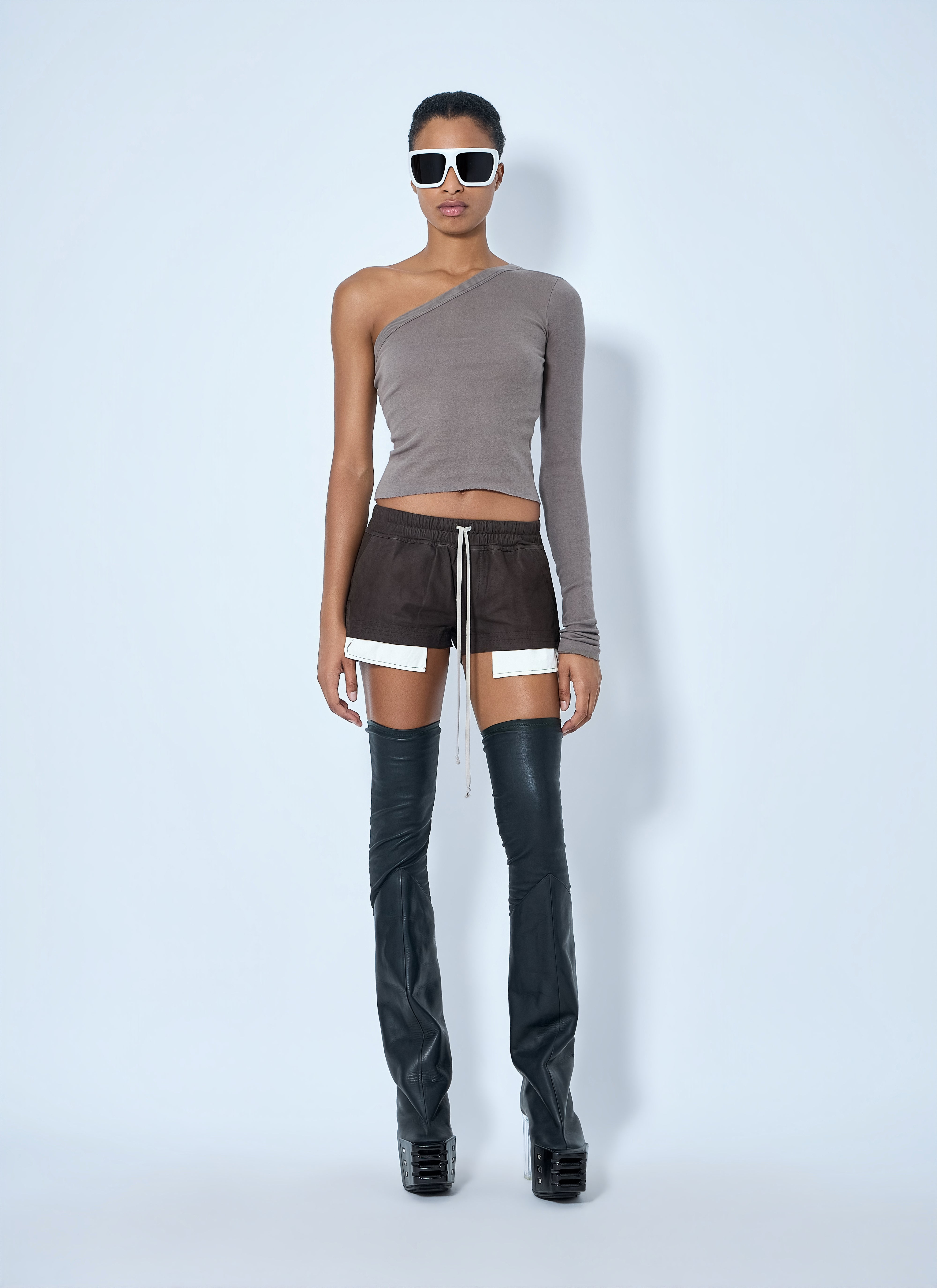 Rick Owens Women Asymmetric Long-Sleeve Top – Bluefly