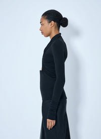 Rick Owens Women Jersey Ls Prong Top