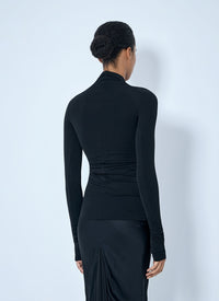 Rick Owens Women Jersey Ls Prong Top