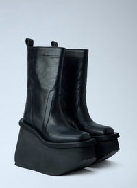 Rick Owens Rick Owens Women Factory Leather Boots