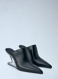 Rick Owens Women Cantilever 8 Sabot Sharp Mules