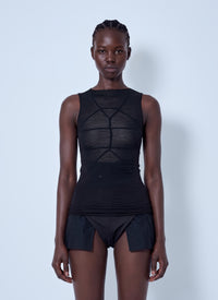 Rick Owens Women Sheer Panelled Top