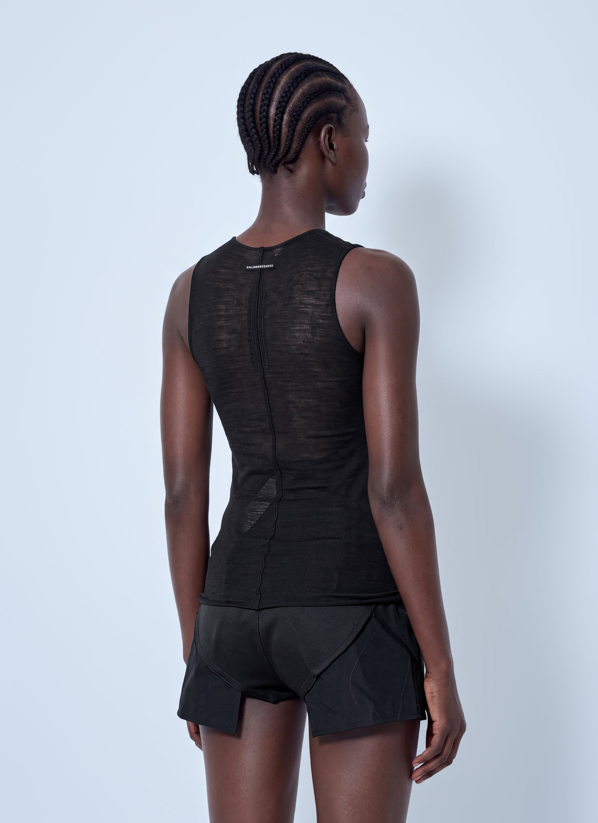 Rick Owens Women Sheer Panelled Top