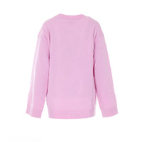 Ganni Ganni Women Ring Of A Roses Print Logo Sweater