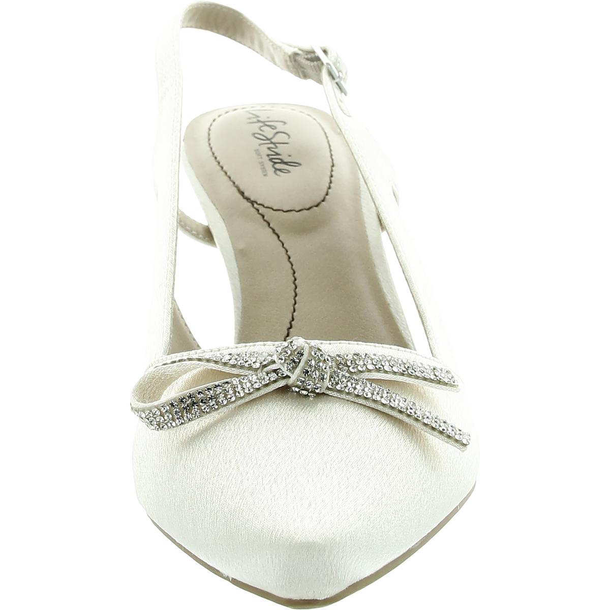 Womens Bow Man Made Pumps