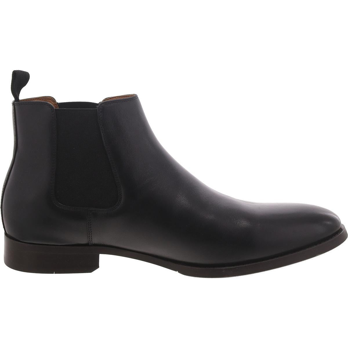 Agate Mens Leather Ankle Chelsea Boots