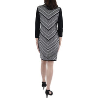 Petites Womens Knit Sweaterdress