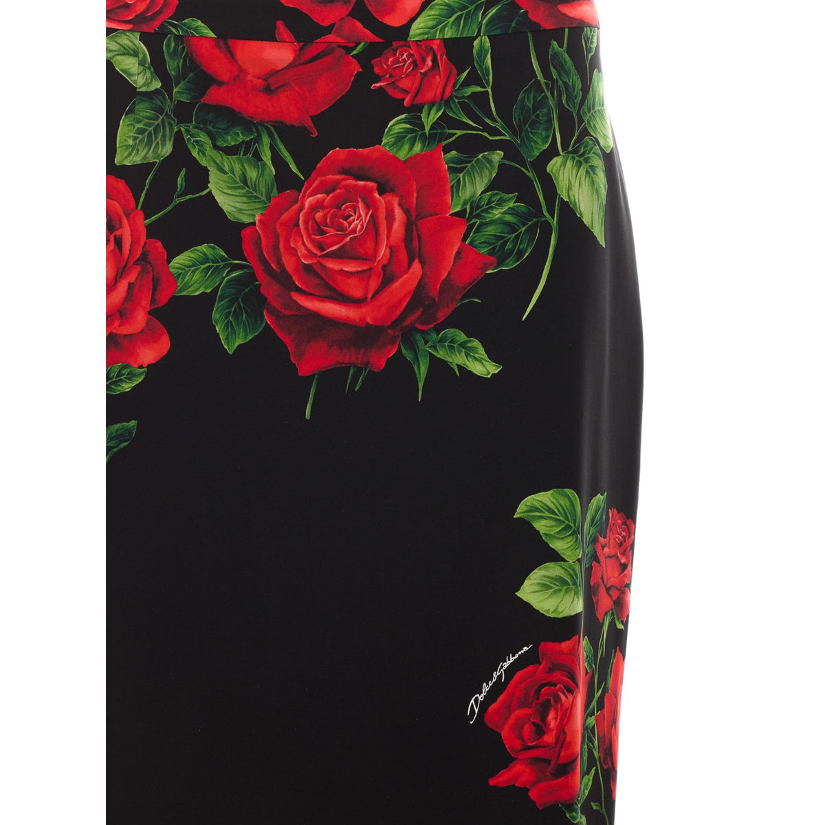Dolce&Gabbana Dolce&Gabbana Women Roses Print Midi Skirt