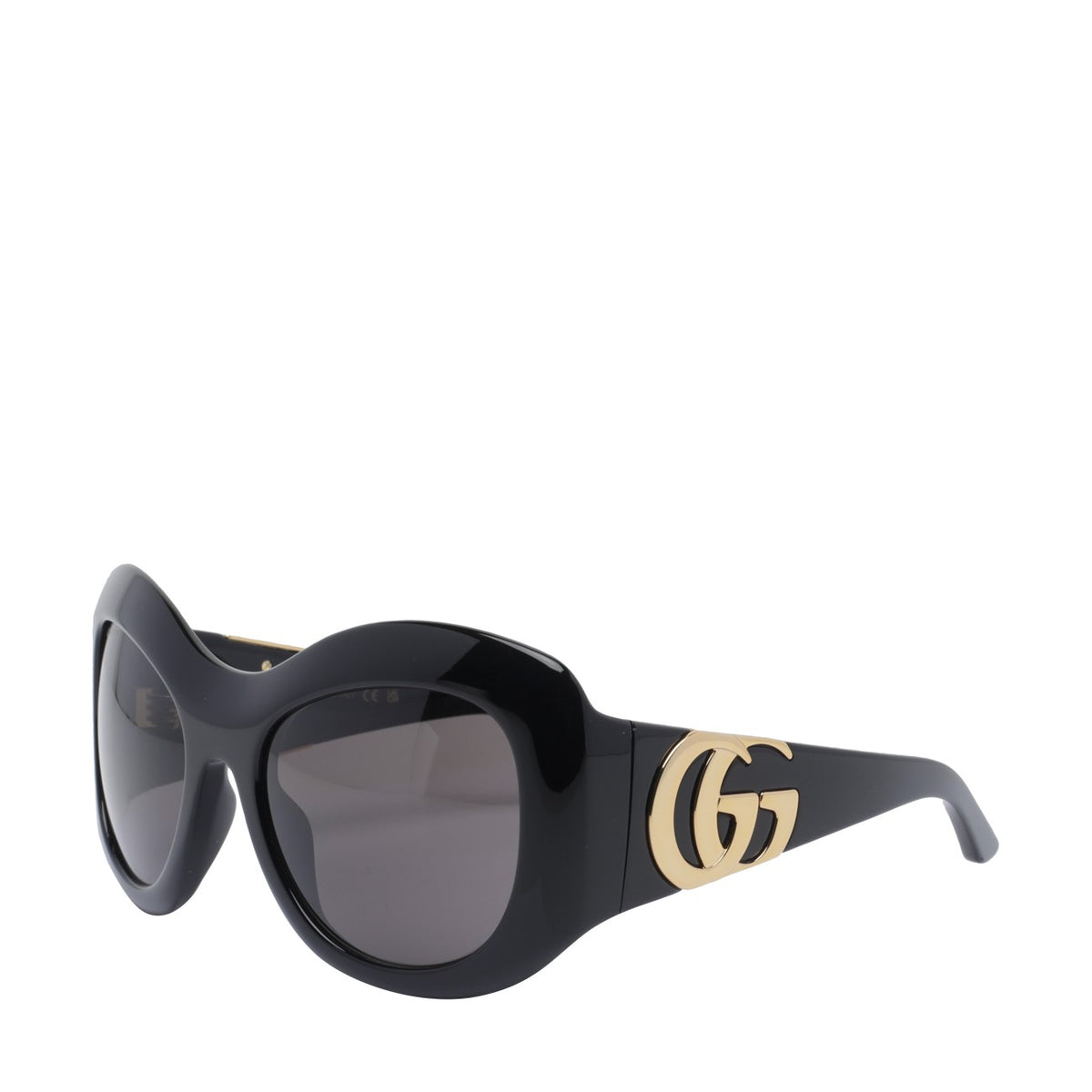 Gucci Women Round Frame Sunglasses With Gg Logo