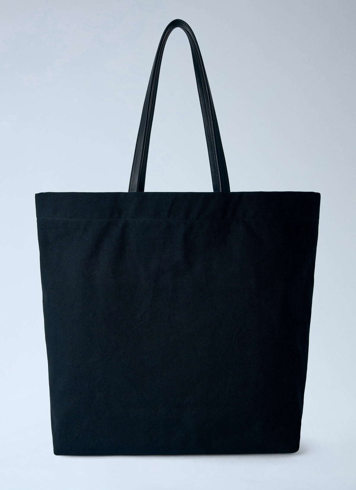 The Row Men Tori Leather-Trimmed Canvas Tote Bag