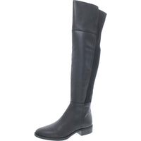 Pam Womens Zipper Ribbed Knit Over-The-Knee Boots