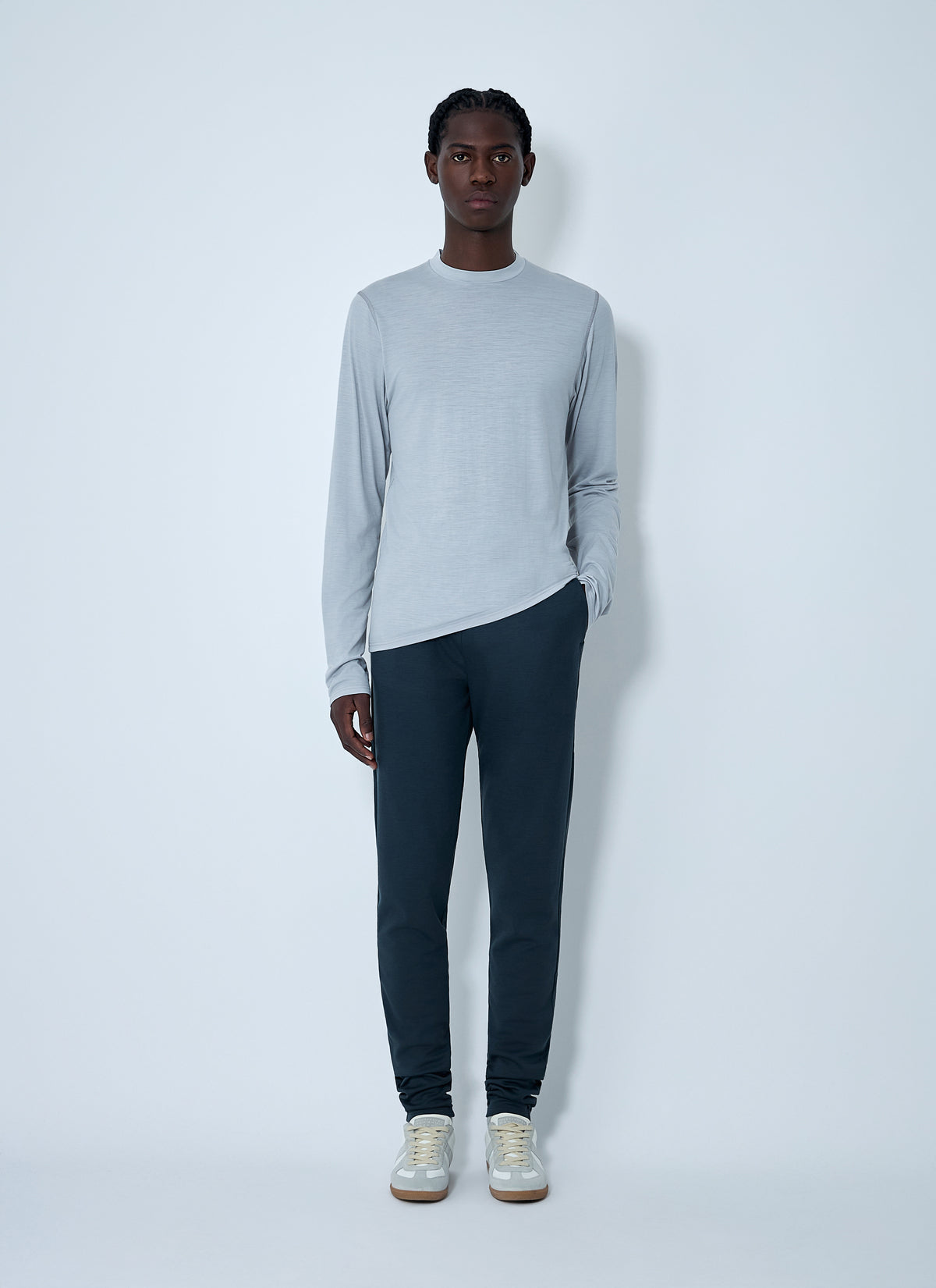 Rier Men Long Sleeve Crewneck Top