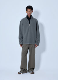 RIER Rier Men Fleece Polo Sweatshirt