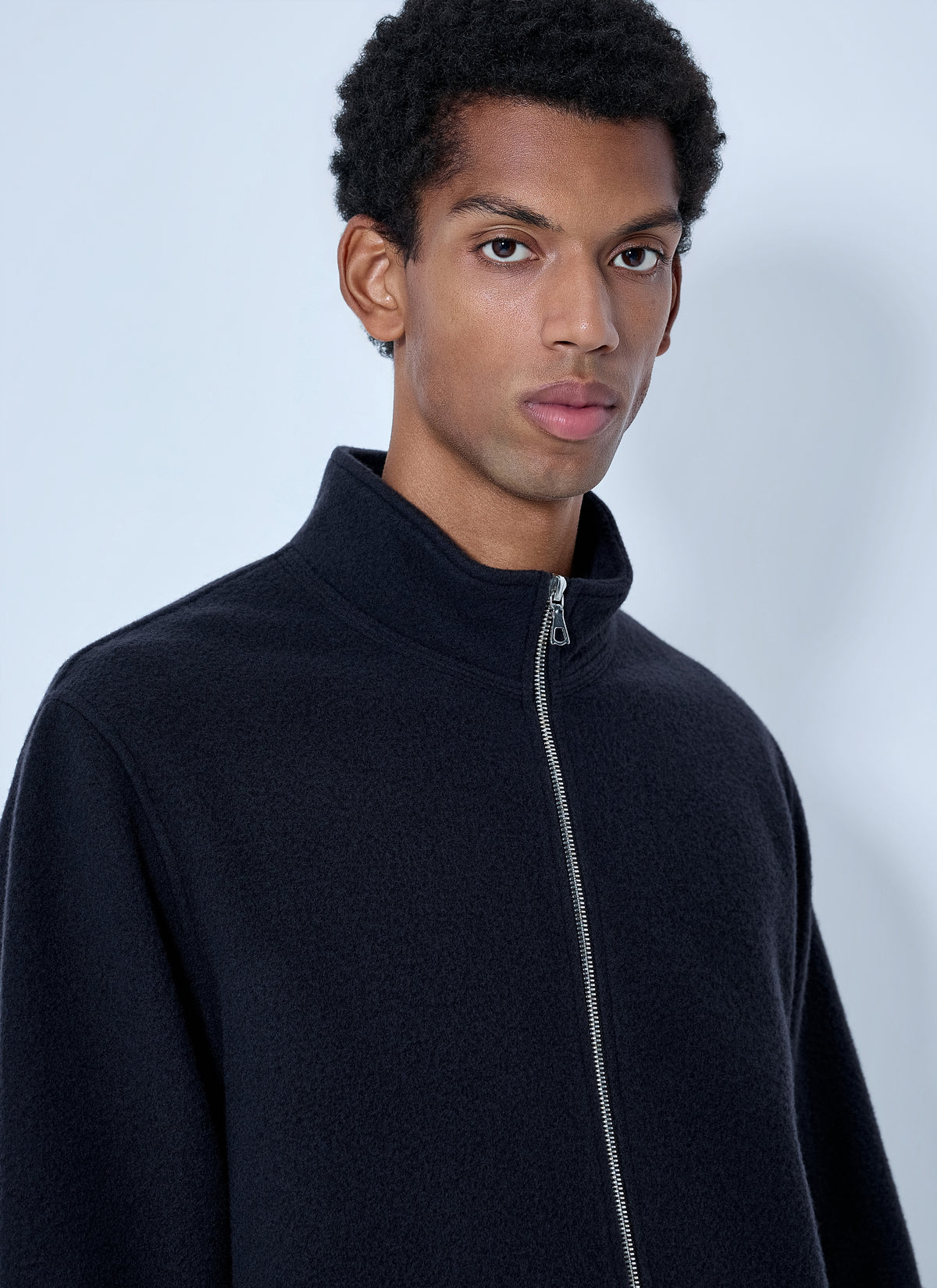 Rier Men Fleece Full Zip Sweatshirt