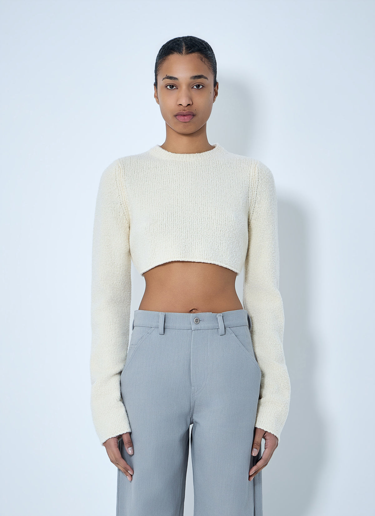 RIER Rier Women Cropped Knit Sweater