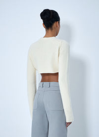 RIER Rier Women Cropped Knit Sweater