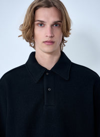 Rier Men Wool Blend Polo Sweater