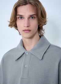 Rier Men Oversized Polo Knit Jumper