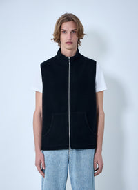 Rier Men High-Neck Zip Vest
