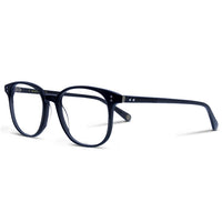 Röst Men’s Black Round Full-Rim Optical Eyeglass Frames 50-18-140 (w/o Case)