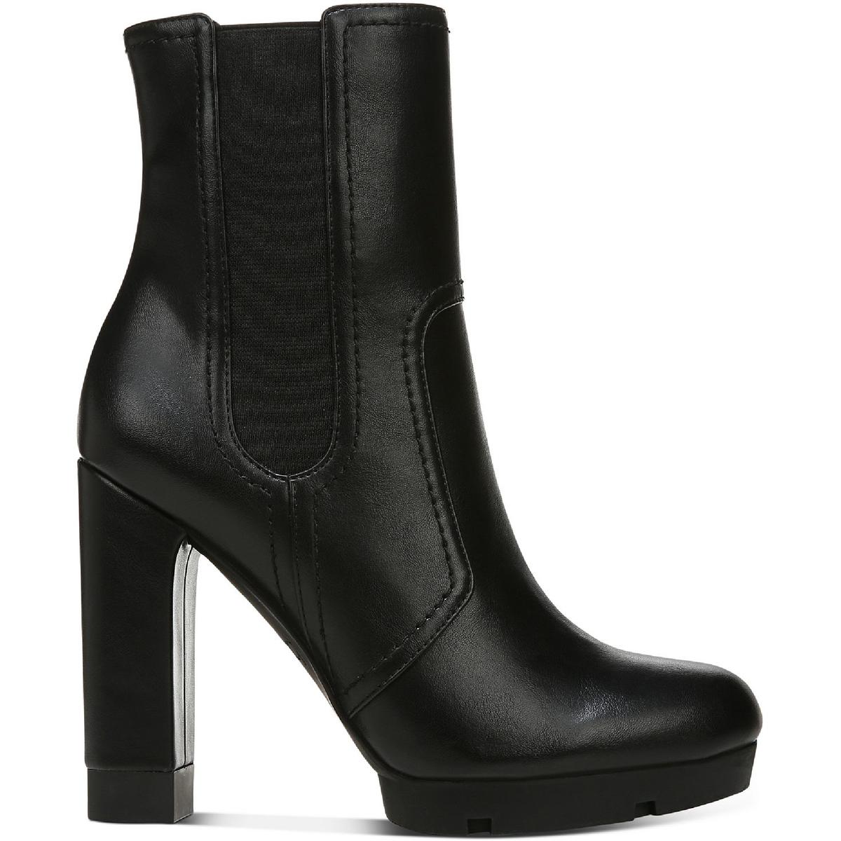 Graciie P Womens Faux Leather Ankle Ankle Boots