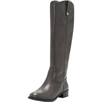 INC Womens Fawne Leather Knee-High Riding Boots