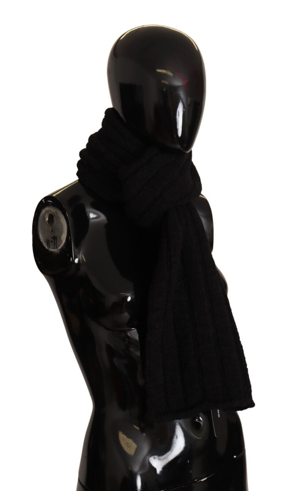 Dolce & Gabbana Elegance Unleashed Black Wool Women's Scarf