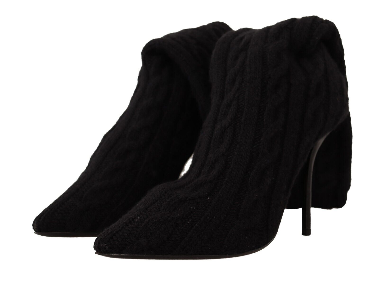 Dolce & Gabbana Elegant Stretch Sock Boots in Women's Black